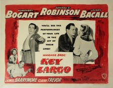 KEY LARGO (1948) Poster mezzo