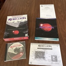 Star Wars Rebellion (CD-ROM Windows PC, 1998) Lucasarts, in francese 🇫🇷🇫🇷🇫🇷