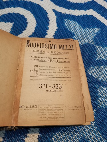 Nuovissimo melzi dizionario - nuovissimo,