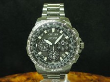 Orologio da uomo Citizen Satellite Wave titanio cronografo radio / ref CC9025-51E