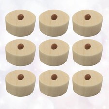 20pcs Ruote modello di auto Ruote in legno fai-da-te Mini ruote artigianali