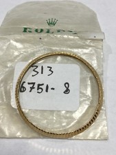 Original Rolex Oyster Perpetual MM Gold Bezel B313-6751-8 - Ghiera Originale Oro