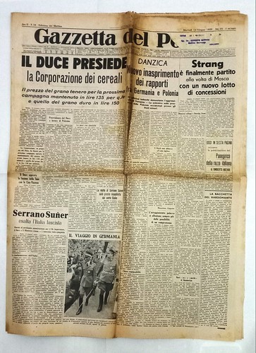 Gazzetta popolo 1939 - gazzetta, 13/6/1939