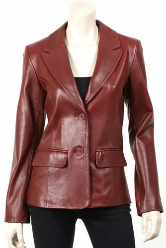 Giacca blazer donna vera pelle
