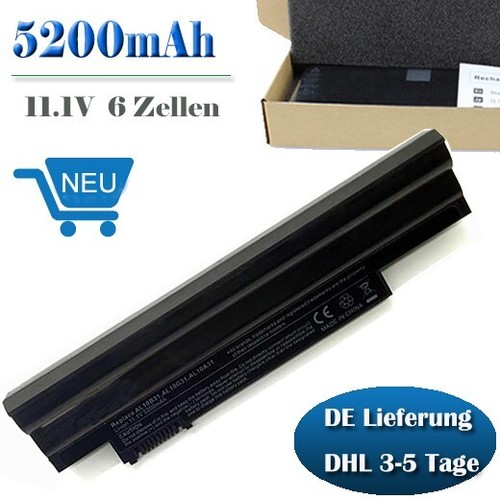 Batteria 5200 mah per acer - batteria,