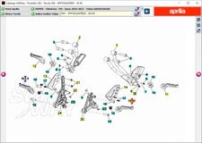 -Pedana sx pilota Aprilia