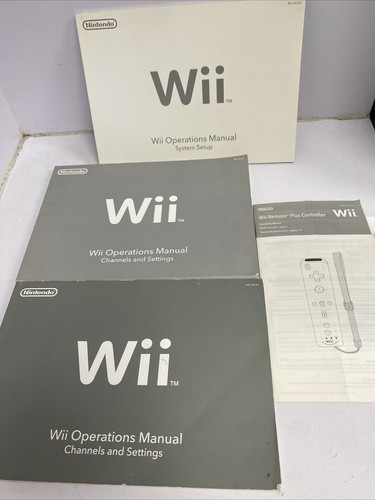Nintendo wii manuale libretti - nintendo,