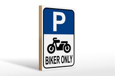 Holzschild Parken 20x30 cm