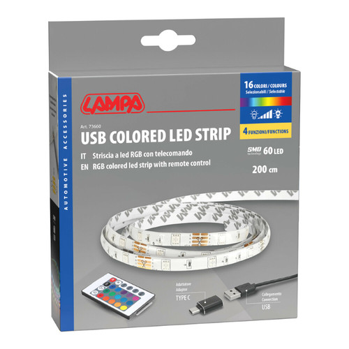 Striscia led rgb - 200cm, 60