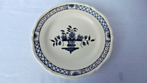 Rouen porcelain plate bouquet - plate,