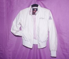 GIUBBOTTO GIACCA BOMBER DONNA ST. DIEGO JUST PEOPLE BIANCO COTONE 