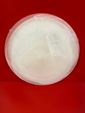  Lampada Plafoniera - Applique metallo e vetro, anni '80 diametro 40 cm.