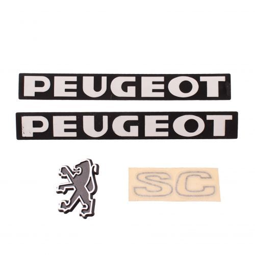 Kit targhette per peugeot - kit,