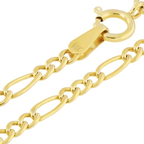 14k oro giallo 2mm - giallo,