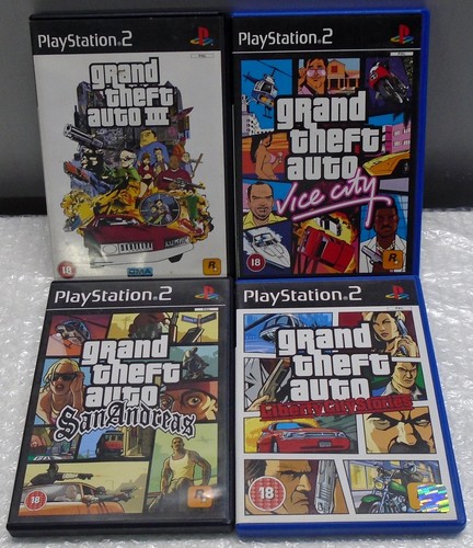 Ps2 grand theft auto giochi - theft, x4