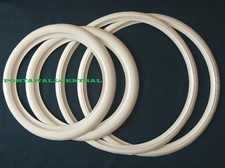 Set 4 anelli da parete bianchi