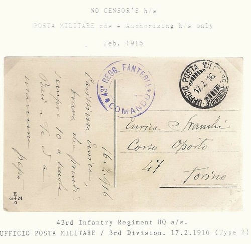 Italia 1916 regg - italia,