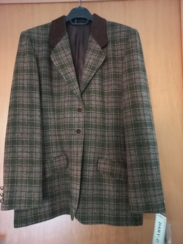 Giacca tessuto quadri con - in,