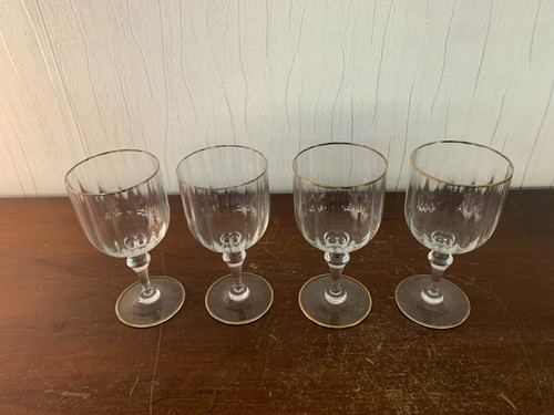 Bicchieri vino dorati in - 4,