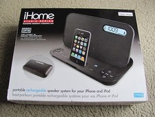 Nuovo sistema di altoparlanti ricaricabili stereo portatile iHome iP45BZ per iPhone/ipod