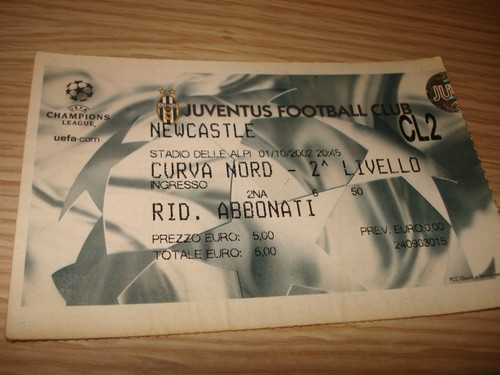Biglietto ticket champions - ticket,