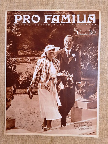 Copertina pro familia - familia, 1937