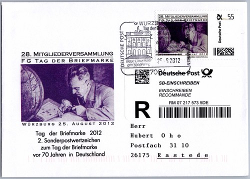 Würzburg 2012 filatelista