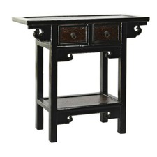 CONSOLLE ORIENTALE CINESE NERO