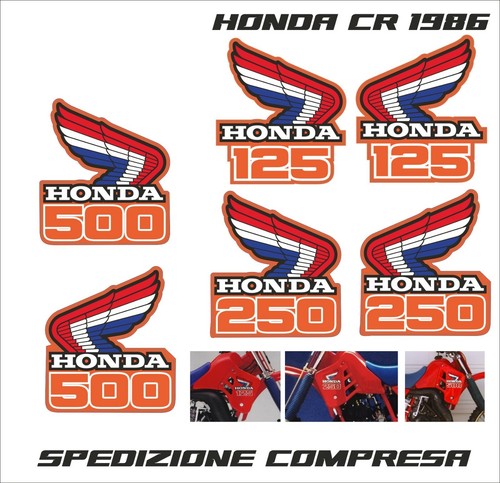 Adesivi honda 1986 - adesivi, in