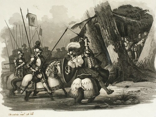 Chevalier incisione cavallo - chevalier,