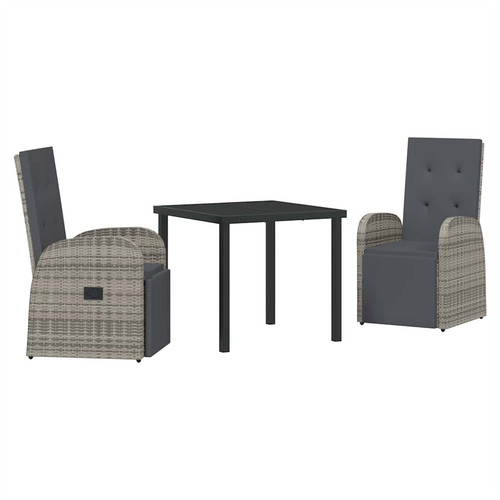 Set pranzo giardino grigio - set,