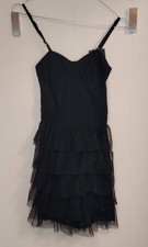 Vestito Donna Nero Tulle