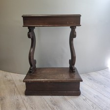 Inginocchiatoio in legno metà