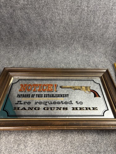 Insegna specchio vintage - specchio,