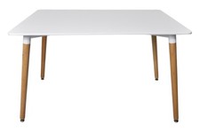 Tavolo da pranzo rettangolare, tavolo da cucina mod. Otello-Difettato