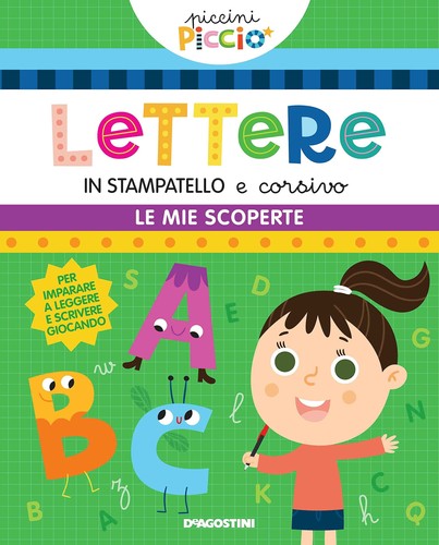 Lettere stampatello e - in,