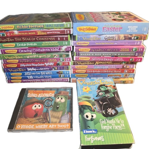 Large lot veggietales - lot, of
