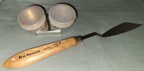 Coltello palette vintage
