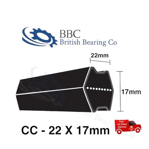 Cinghia bifacciale cc 22mm - bifacciale,