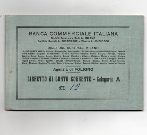 Libretto conto corrente - libretto,