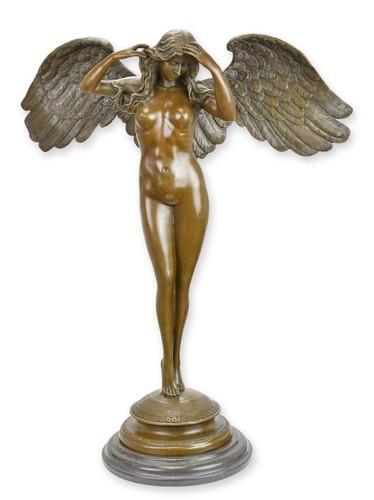 Scultura bronzo notte che - notte,