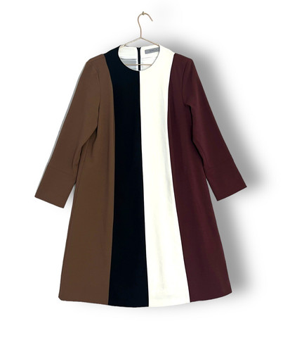 Abito marella max mara marrone - max,