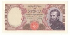 10000 LIRE MICHELANGELO DECR