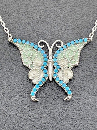 Collana farfalla coda - farfalla,
