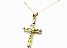 COLLANA Oro Croce con Cristo