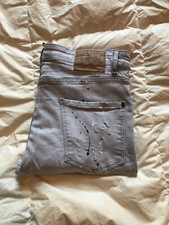 Dsquared2 Jeans Grigio Viola Taglia 52 Effetto Used