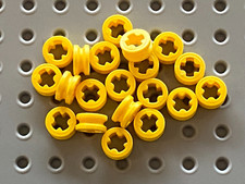 20 x LEGO TECHNIC Yellow Bush