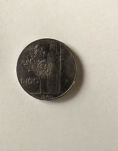 Moneta 100 lire 1961 - 100,