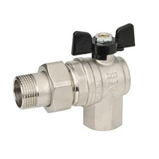 Valvola a sfera a bocchettone
