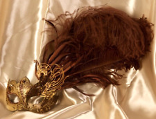 Maschera Veneziana donna piume